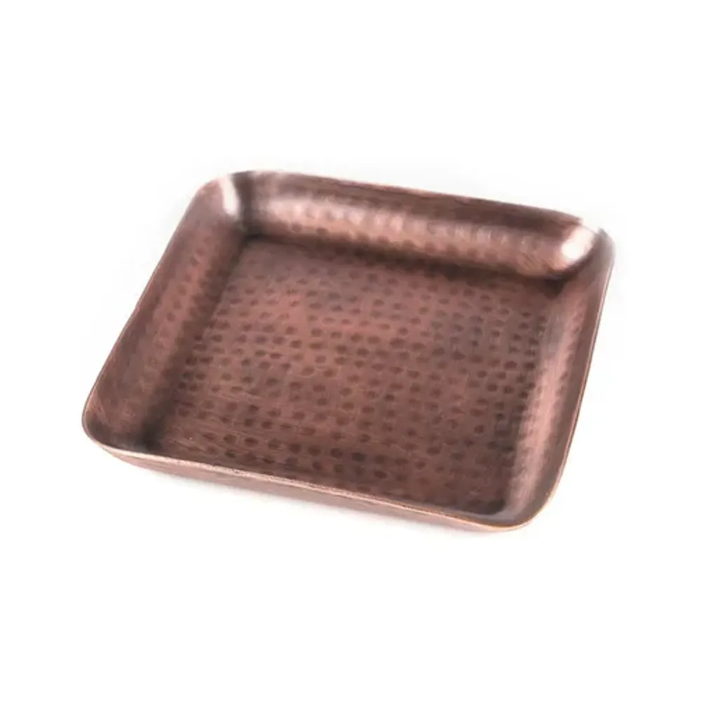 Блюдо квадратное 13*13 см (поднос) "Antique" нерж. под медь P.L. Proff Cuisine