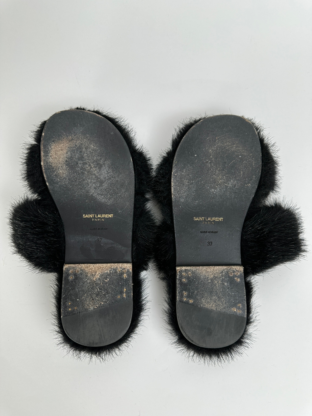 Шлепки Saint Laurent