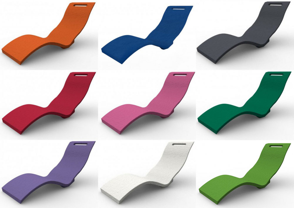 Шезлонг-лежак пластиковый Arkema Serendipity Chaise S010