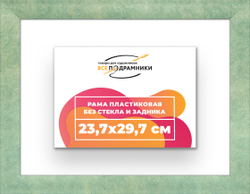 Рама 23,7x29,7 для картин и фотографий