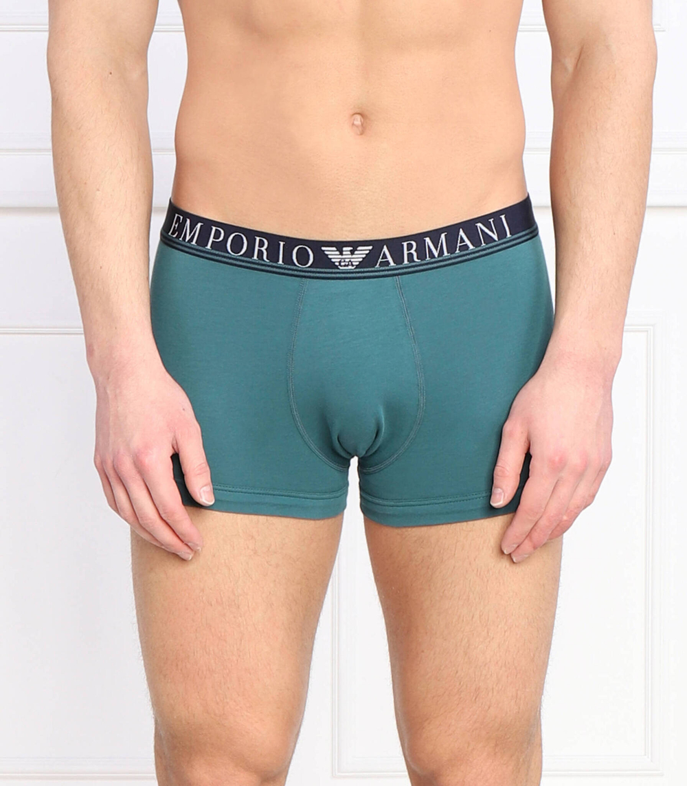 Трусики-боксеры 3шт. Emporio Armani - темно-синий(111357 3R723)