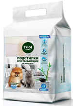 TRIOL Подстилки впитывающие на липучках 60*90 см (1 шт)