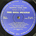 Blackpool Citadel Corps ‎– Tower Musical Spectacular (Англия 1972г.)