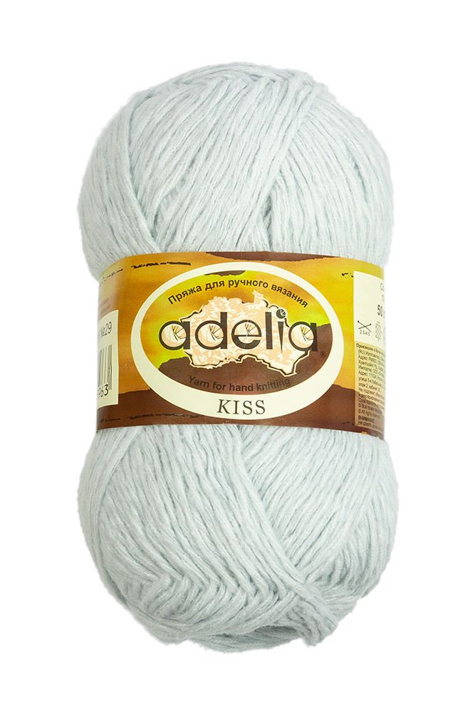 Пряжа Adelia Kiss / уп.10 мот. по 50г, 145м, 29 голубой