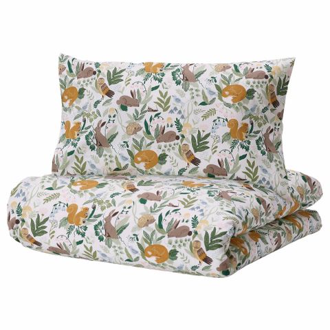 Комплект постельного белья IKEA TROLLDOM (ТРОЛЛДОМ), Детский, Разноцветный, 60х120 см
