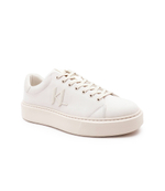 Кожаные кроссовки maxi kup monogram Karl Lagerfeld - белый(KL52217)