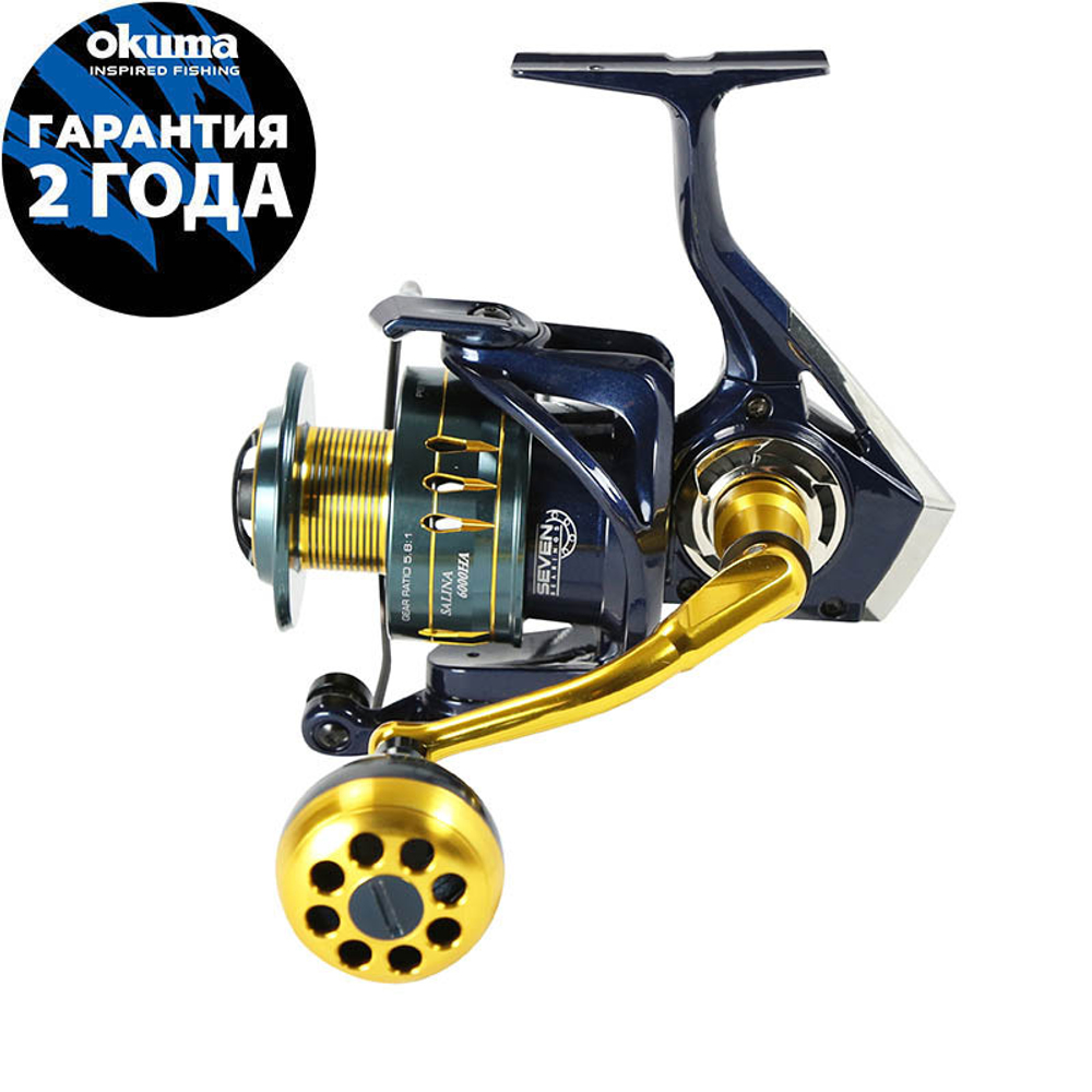 Катушка Okuma Salina 6000H Spinning High-Speed 5.8:1