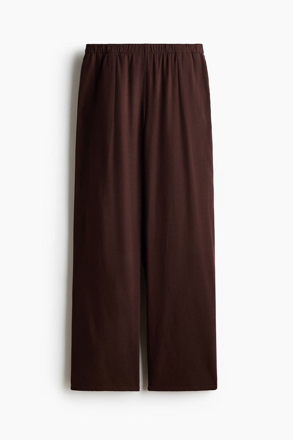 Широкие брюки с добавлением льна - H&M