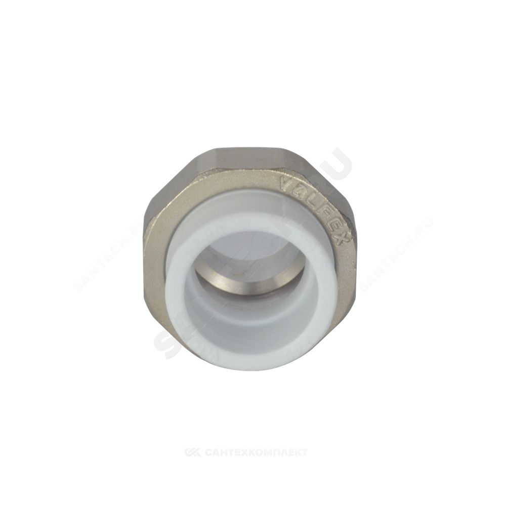 Муфта PP-R комбинированная разъемная белая Дн 40х1 1/4" НР усиленная VALFEX 10156032У
