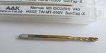 Метчик M3 DIN371 ISO2(6H) V40 HSSE TiN MT-030V SunTap -X