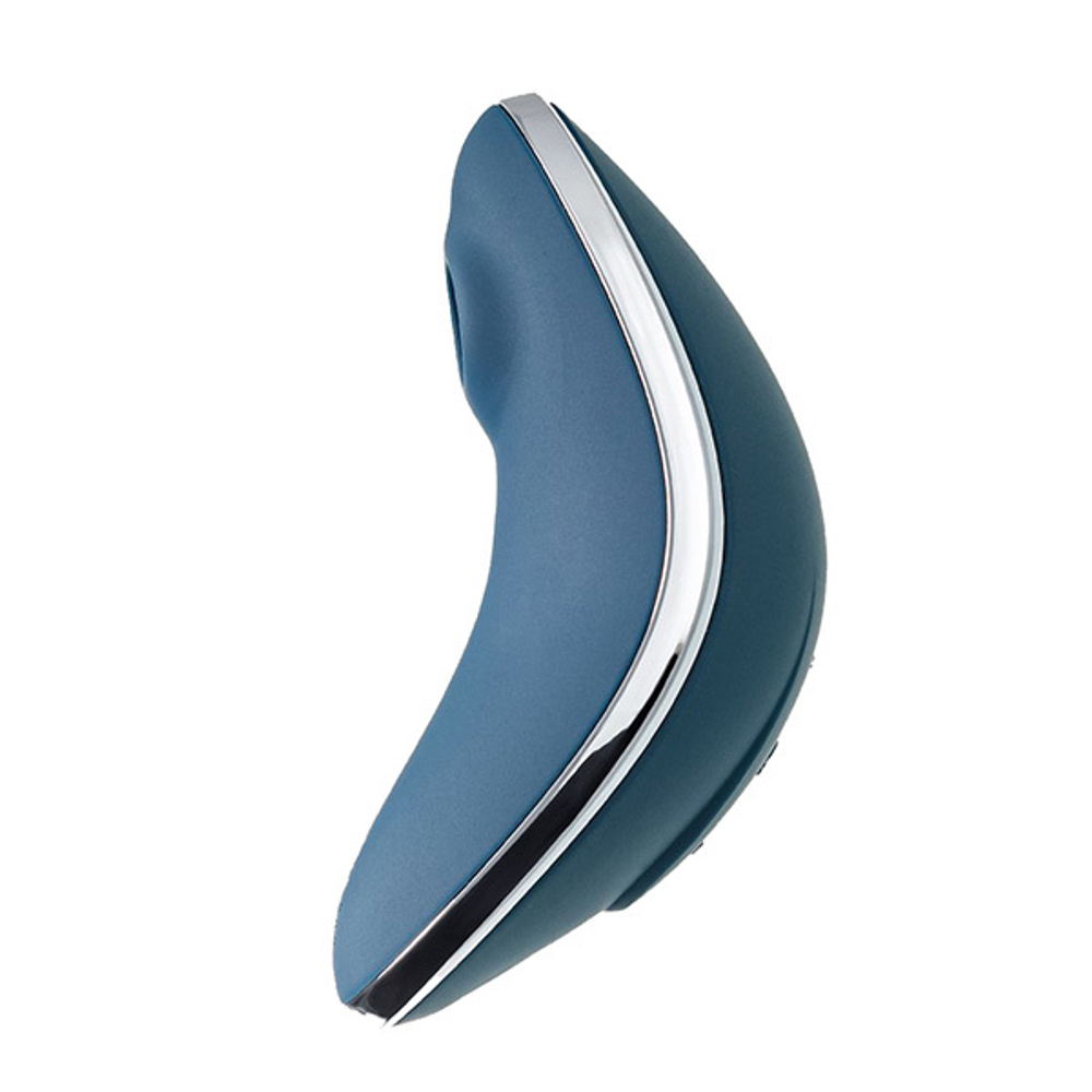 Синий вакуум-волновой вибростимулятор клитора 12см Satisfyer Vulva Lover 1
