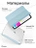 Чехол книжка для iPad 10 2022 (10.9")/ A16 2025 Gurdini Origami Case Голубой