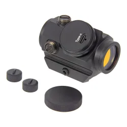 Коллиматор Target Optic 1x22, Weaver, красная марка, проставка, аккумулятор - разъем Type-C и снятые крышки
