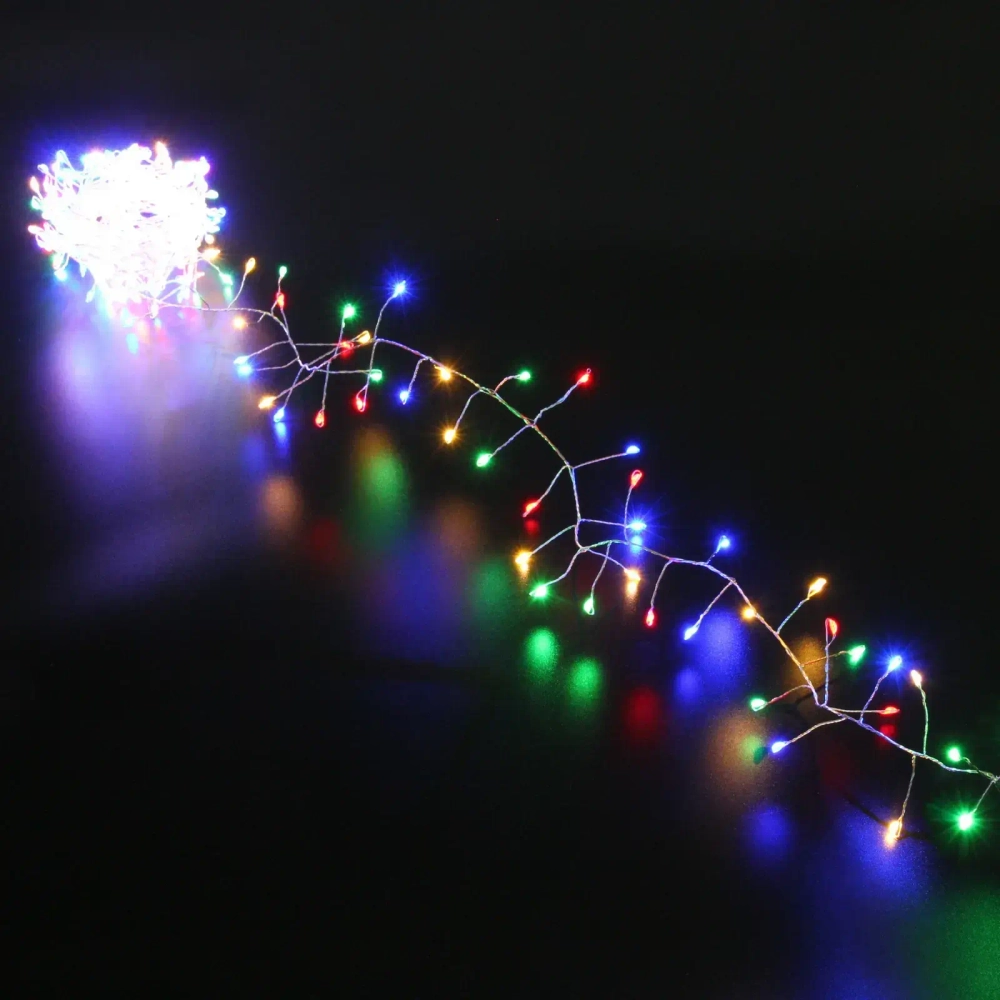 Гирлянда для дома 2,0 м 150 ламп LED «Мишура», IP-40, Мультицвет