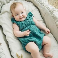 Песочник муслиновый с крылышками "Аквамарин" 0-3 м