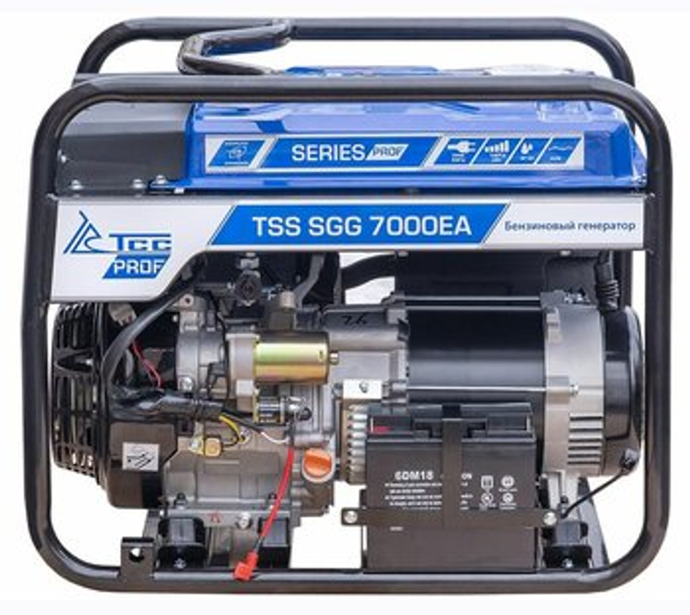 Бензиновый генератор ТСС SGG 7000EA, 220 В, электростартер, открытое исполнение