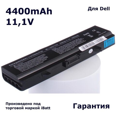 Аккумулятор iBatt 4400mAh, для RN873 GW240 X284G M911G GP952 RW240 K450N GP252 H416N HP277 312-0626 312-0625 GW252 312-0634 G558N 312-0633 RU586 RU573 P505M