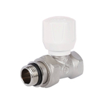 Вентиль ручной регулировки прямой STOUT - 1/2" (ВР/НР-американка, PN10, Tmax 120°C, с дополнительным уплотнением)