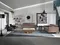 Трехместный диван с реклайнером Angel Cerda 5319-3P, бежевая кожа
