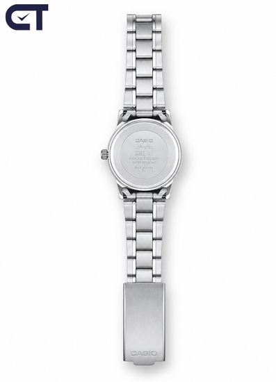 Casio LTP-V002D-2B General часы наручные женские — компактная классика с голубым циферблатом и датой