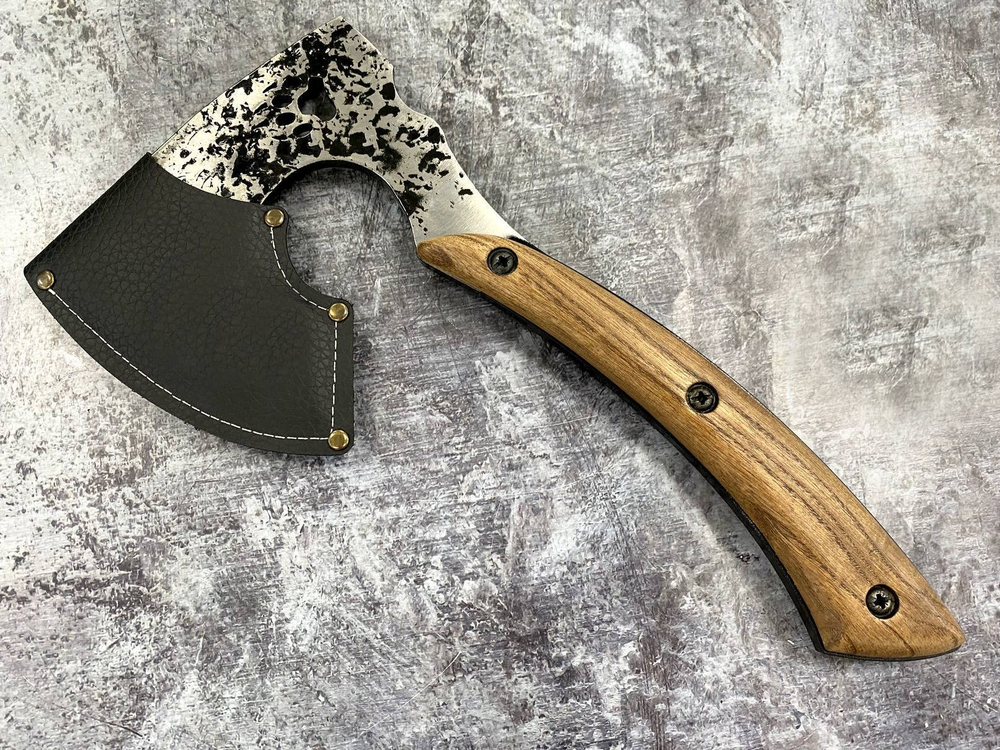 Топор Скиф, кованый цельнометаллический, ручной работы, ясень