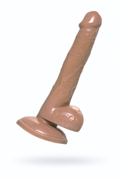 Фаллоимитатор A-Toys Delion коричневый 20,5 см