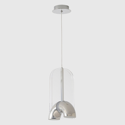 Подвесной светодиодный светильник Crystal Lux ELEMENT SP12W LED CHROME