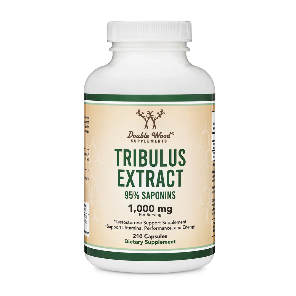 Double Wood Supplements - Tribulus Terrestris - 210 x 500 mg capsules