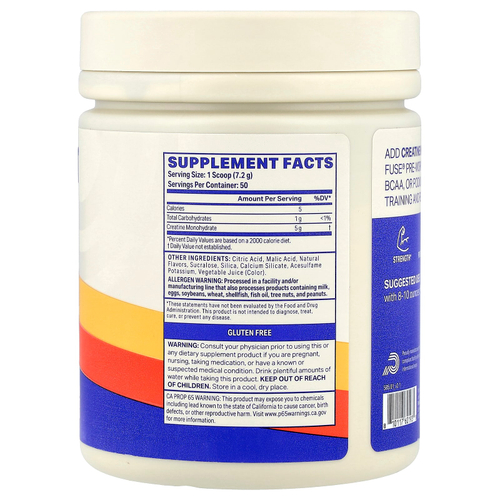 Podium Nutrition, моногидрат креатина, со вкусом розового лимонада, 360 г (12,7 унции)