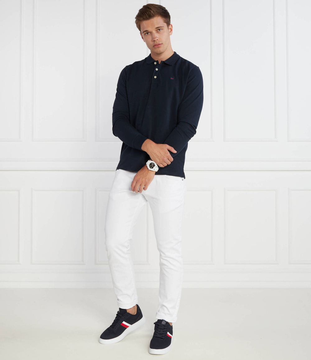 Поло JIMMY LS Pepe Jeans London - темно-синий(PM542089)