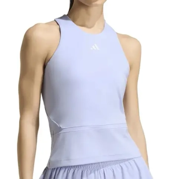 Женский топ теннисный Adidas Climacool Mid-Length Y-Tank - violet tone/white