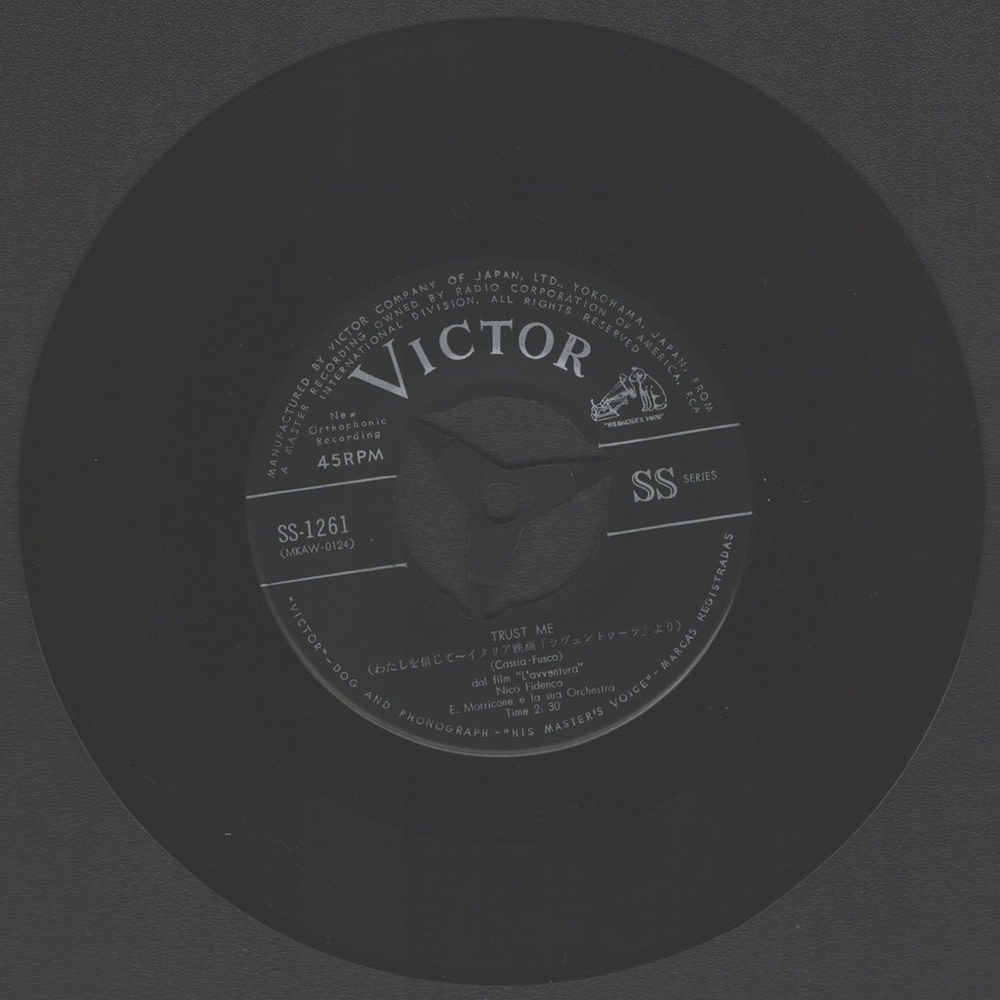 Nico Fidenco / What A Sky (Su Nel Cielo) - Trust Me (7" Vinyl Single)