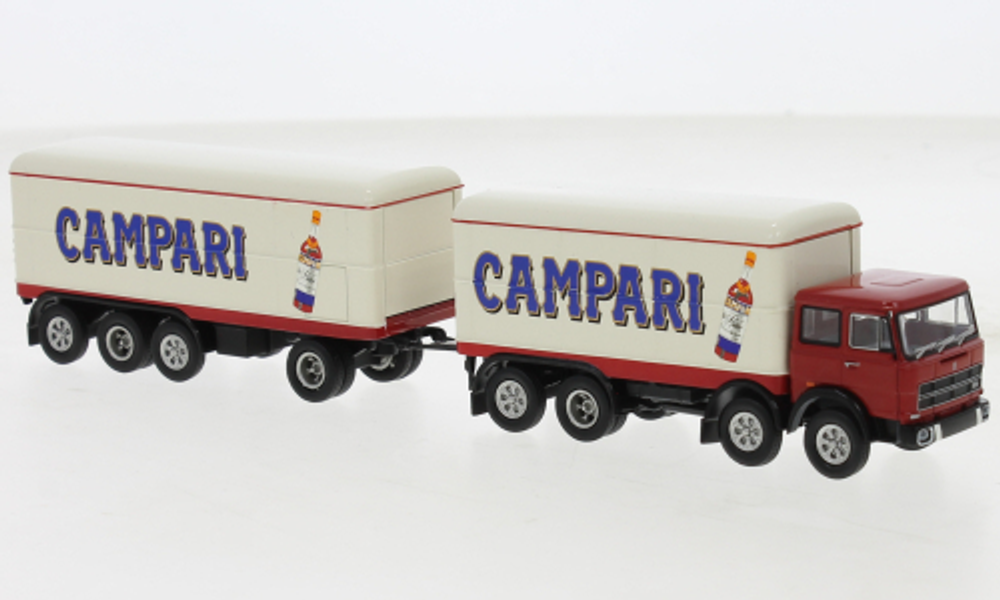 Грузовик Fiat 691 Millepiedi, с пприцепом, Campari, 1970, 1:87