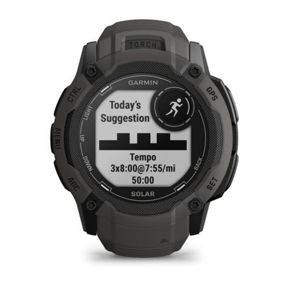 Смарт-часы Garmin INSTINCT 2X Solar черный, 010-02805-00