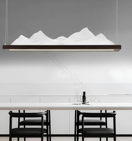 Chandelier  horizontal Lila