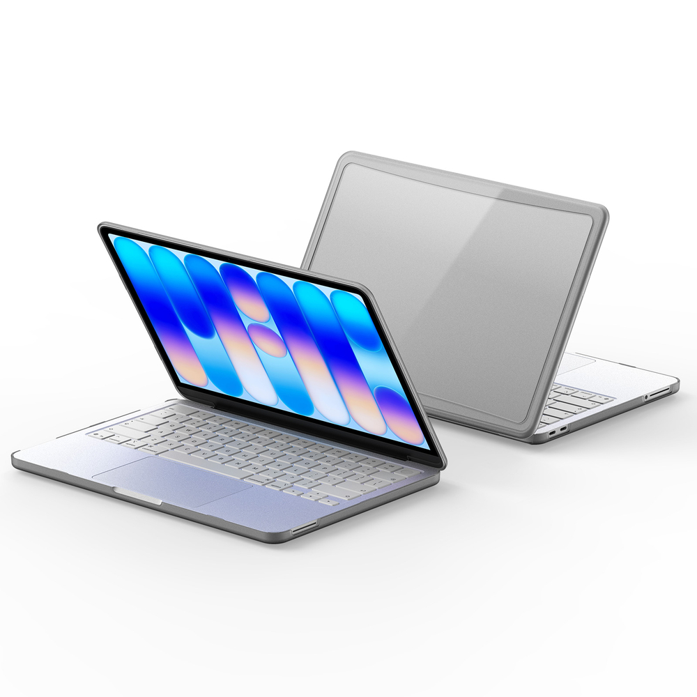 Чехол тонированный серый для ноутбука MacBook Neo 13 (с 2026-), серии LCGB Series Protective от Dux Ducis