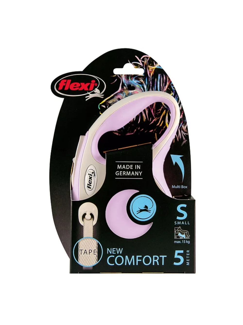 Поводок-Рулетка New Line Comfort S до 15кг лента 5м