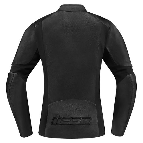 Купить Мотокуртка Кожаная Icon Overlord Leather / Женская / Черный