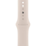 Умные часы Apple Watch SE (2022) GPS, 44mm, Aluminium Case with Sport Band M/L, Starlight (Сияющая звезда)