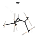 Ceiling design lamp  AGNES by Roll & Hill (10 lampshades,  Black)
