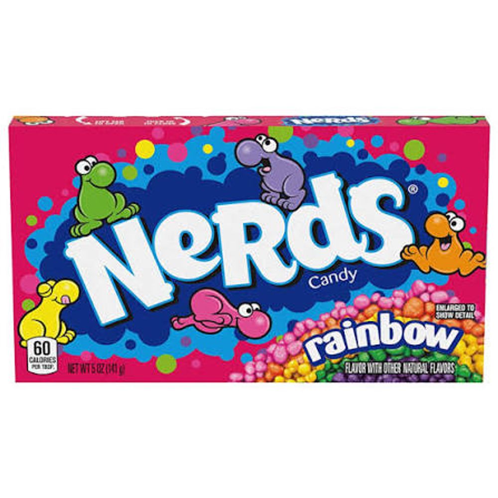 Драже NERDS Вонка конфеты 141 г Раинбоу (12) картон