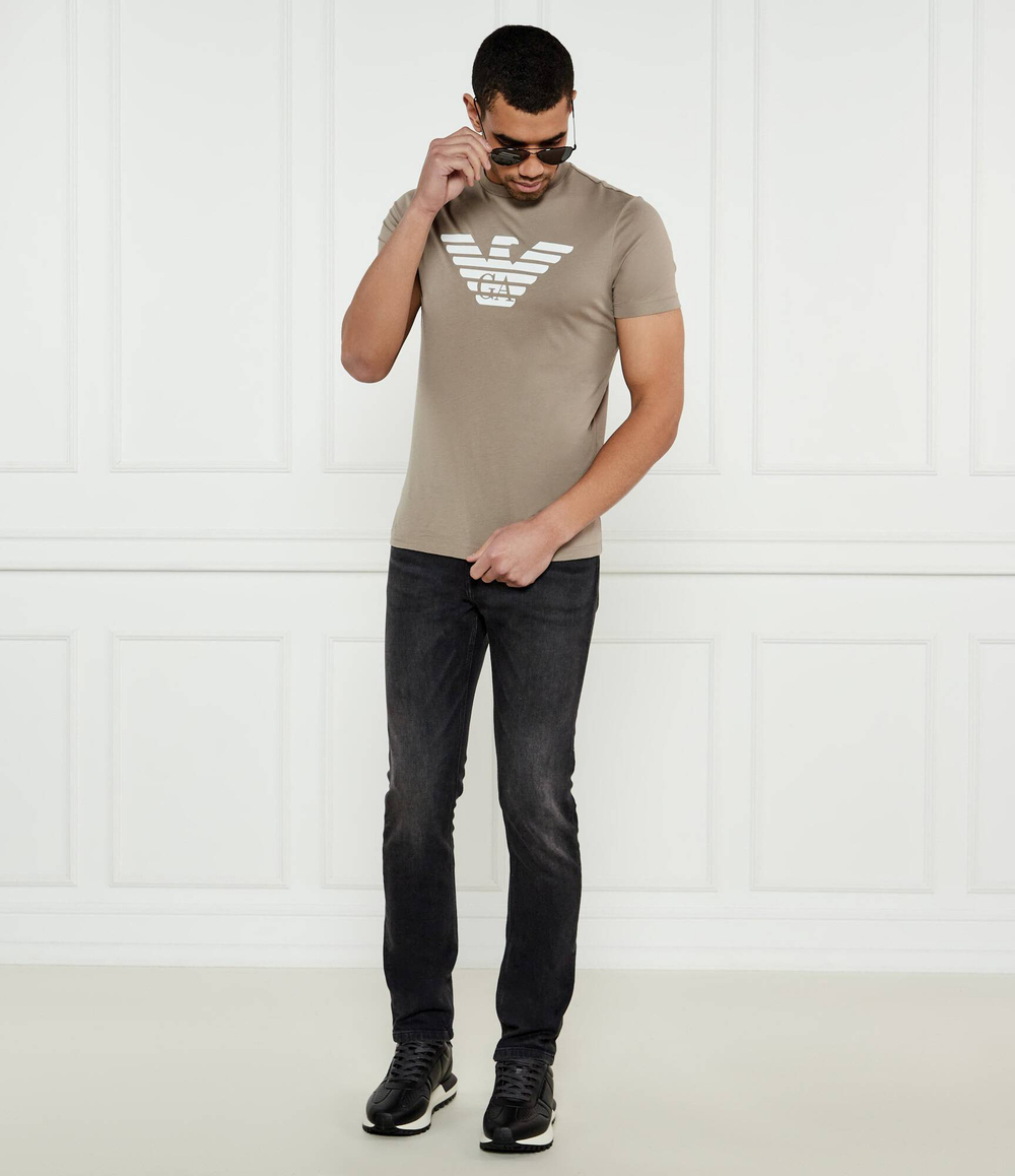 футболка Emporio Armani - бежевый(8N1TN5 1JPZZ)