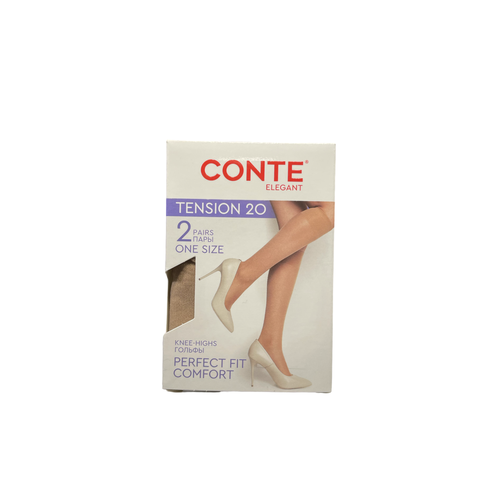 Гольфы TENSION CONTE 20 CONTE Natural