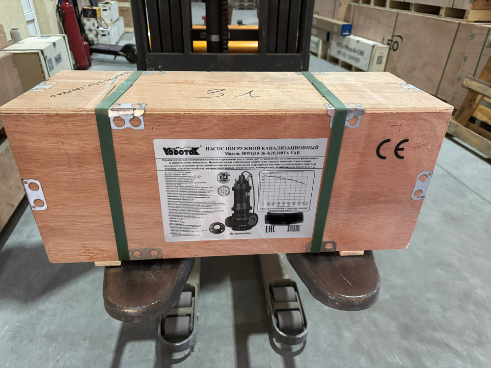 Насос дренажный "Vodotok" модель 50WQ15-26-3(2P,380V)-VAB