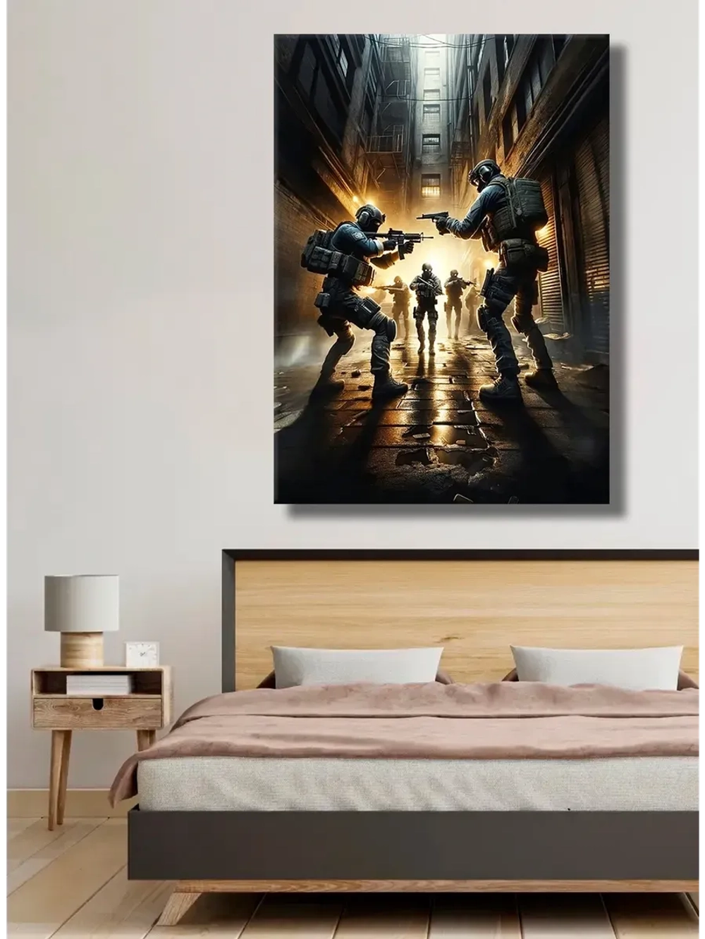 Картина "Свет во тьме", интерьерная 30х40см 1шт.