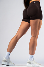 Шорты High-Waist Push-Up Shorts POWER 893 Коричневые