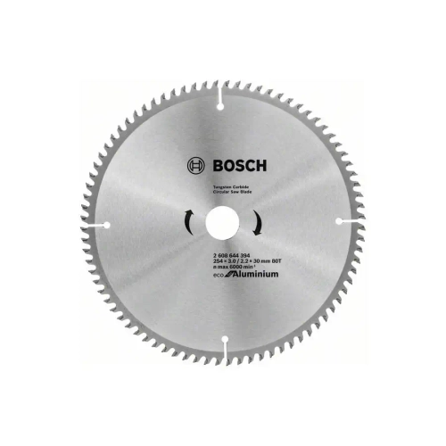 Пильный диск по алюминию 254x30x2,2 мм Eco for Aluminium BOSCH 2608644395