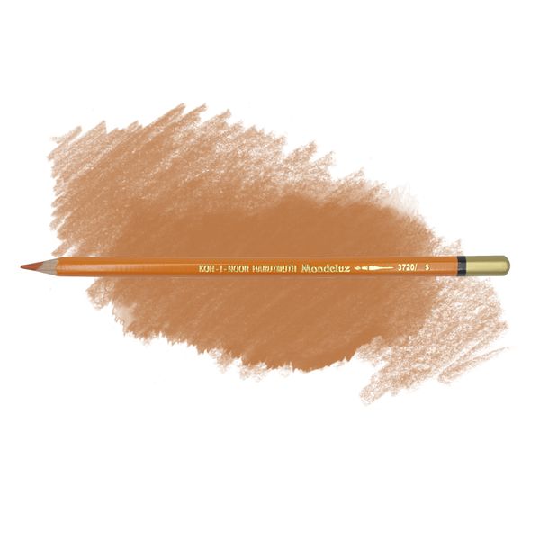 Карандаш художественный акварельный KOH-I-NOOR МОНДЕЛУС 3720, цвет 05 красновато-оранжевый