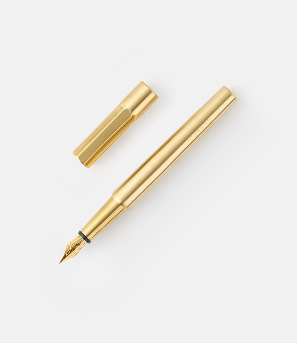 Andhand Method Fountain Pen Brass — перьевая ручка из латуни с конвертером