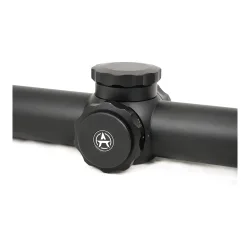 Оптический прицел ARKON Model C 1-6x24 MC3-CDL - крупный план барабанчиков ввода поправок с логотипом